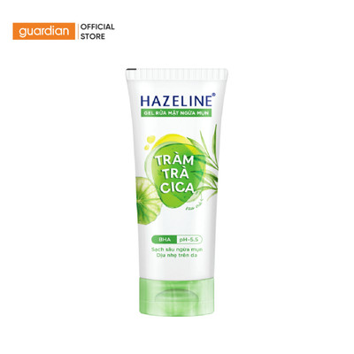 Gel Rửa Mặt Ngừa Mụn Hazeline Tràm Trà 100g | Guardian Việt Nam