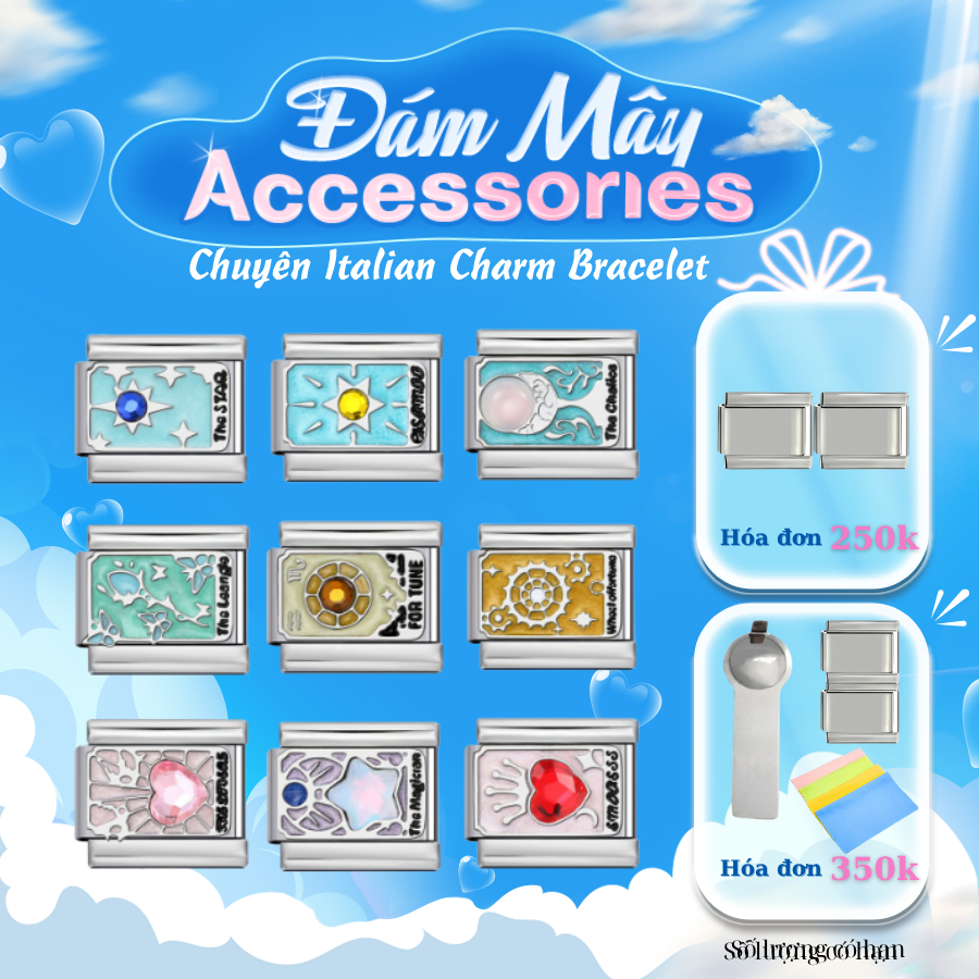 Charm Tarot Đá Vòng Tay Italian Charm Bracelet