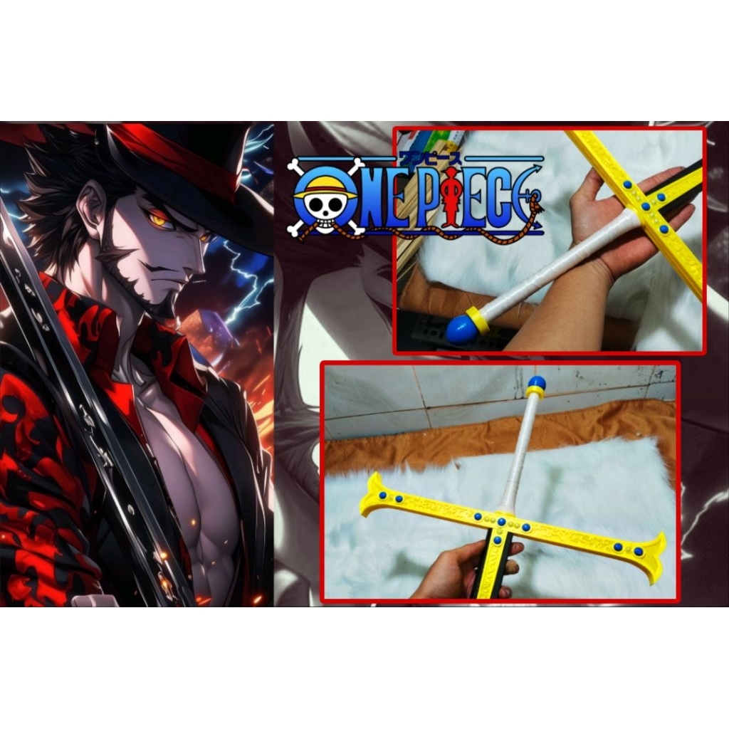 (Mô hình in3D) Hắc Kiếm Yoru của Dracule Mihawk trong One piece 80cm