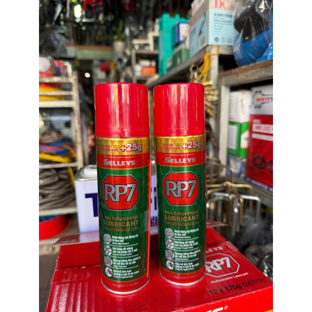 Chai xịt chống rỉ và bôi trơn RP7 - Chính hãng SELLEYS NIPPON 175g Loại I