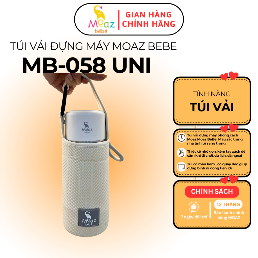 Túi đựng máy Moaz BéBé MB058, MB058 Universe đựng máy đun nước di động giúp mẹ tiện lợi khi dã ngoại