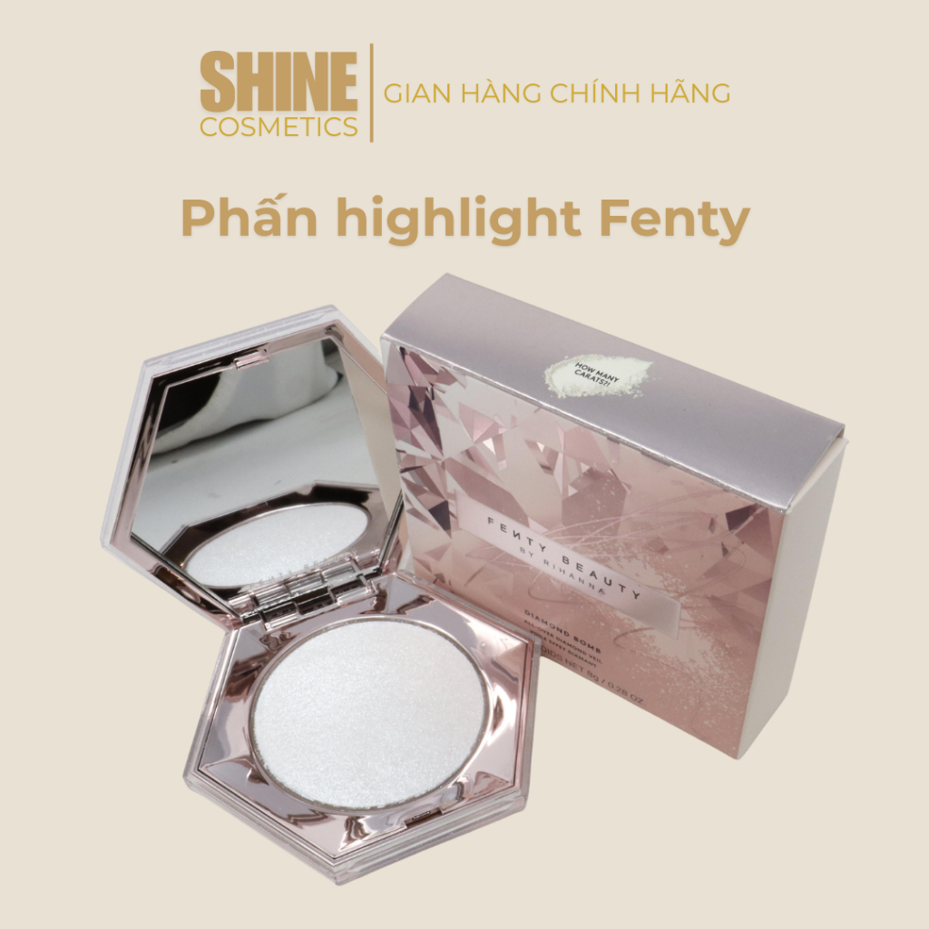 Phấn highlight Fenty Beauty Phấn bắt sáng Fenty Beauty Diamond Bomb Phấn nhũ toàn thân - Shine.Cosme