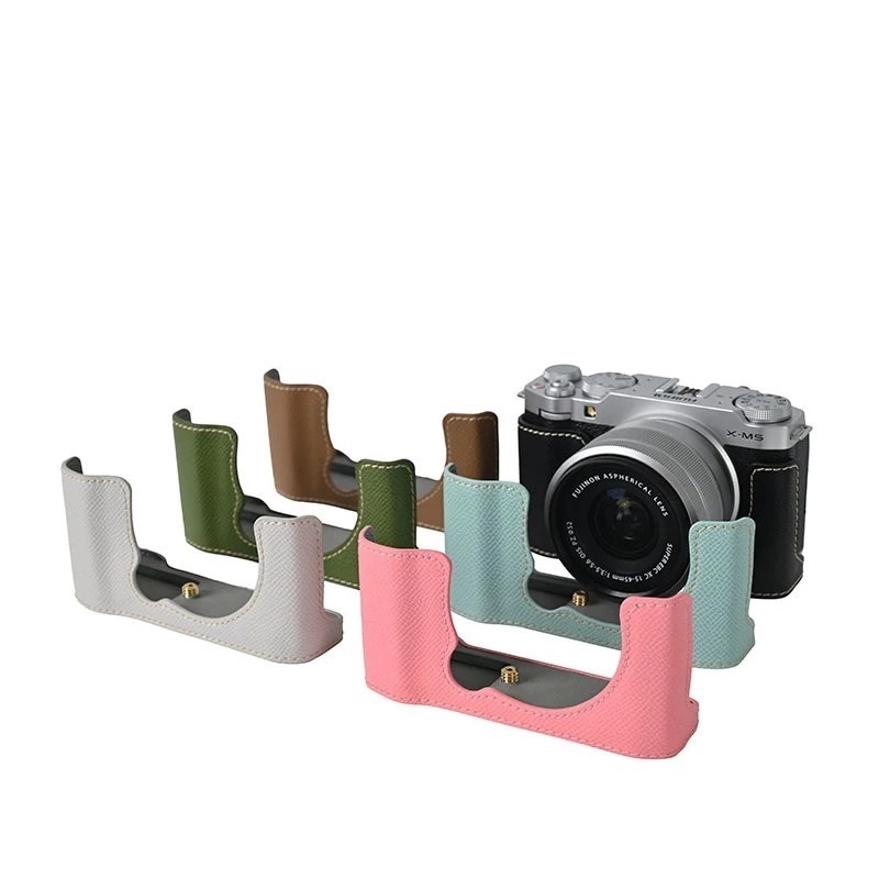 Case Máy Ảnh Fujifilm XM5 Da PU – Halfcase Vintage Sang Trọng