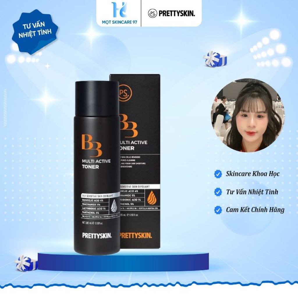 Nước hoa hồng B3 Multi Active Prettyskin