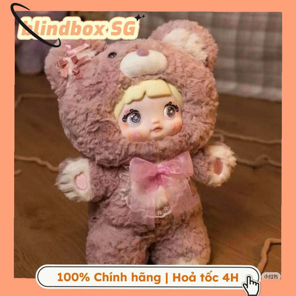 [Hoả tốc 24/7] Gấu bông 400% 600% bb3 giáng sinh - noel , liila zoo, migo blind box hộp mù