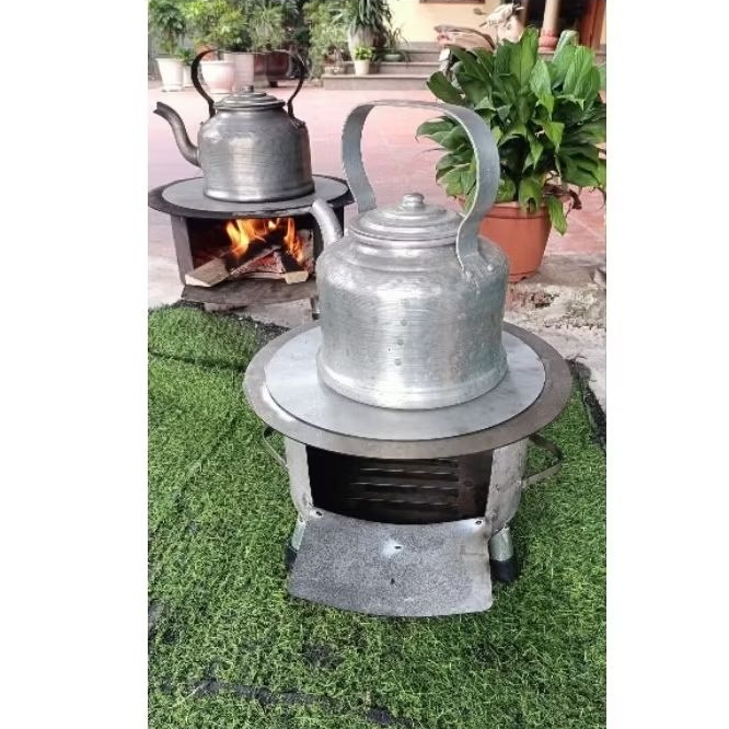 Bếp củi thông minh FH40 - Size lớn 40cm - Kèm tấm lót nồi