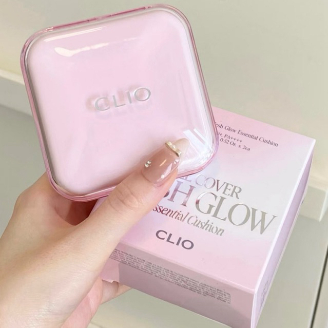 [CLIO] Cushion Che Phủ Cao Căng Mịn Clio Glow Kill Cover Mesh Glow Essential (15g+15g)