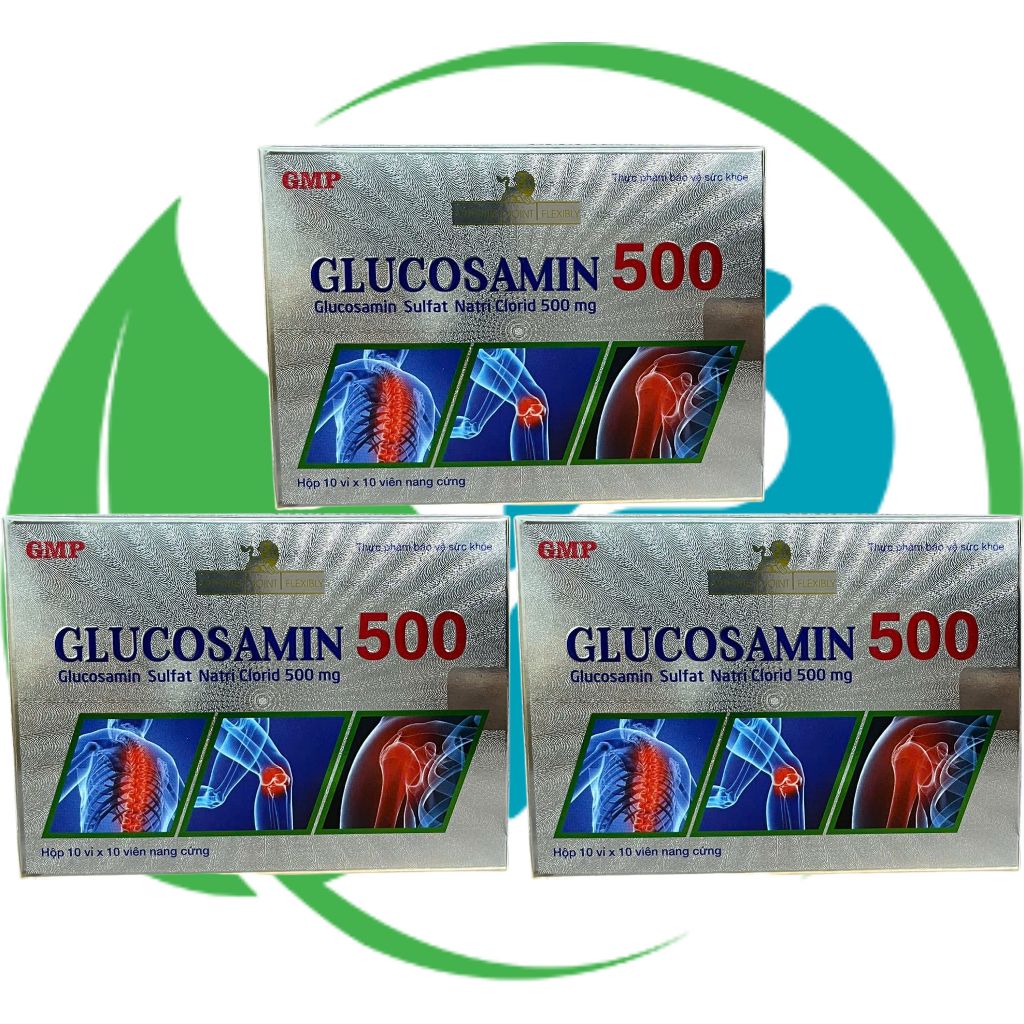 Combo 3 Hộp Glucosamin 500 - Rostex - Mediphar USA - Vitamin Phục Hồi