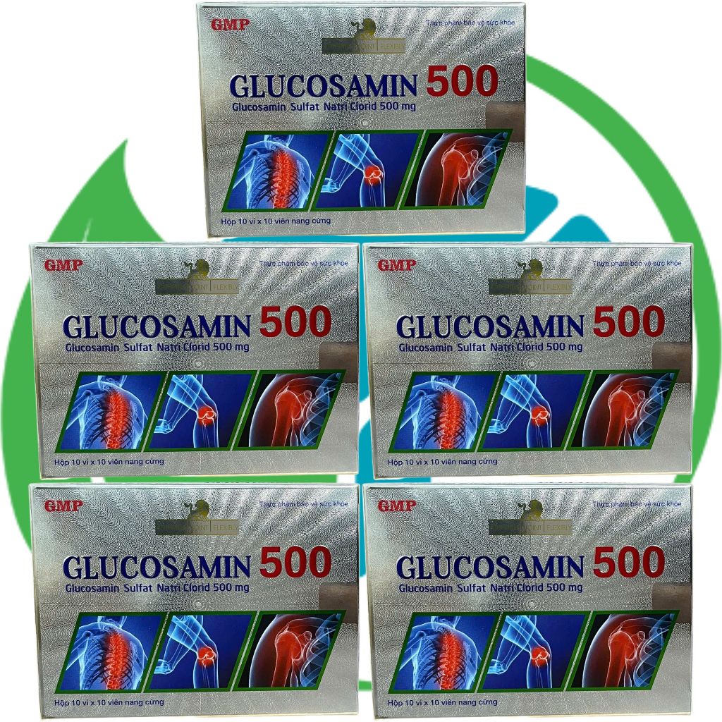 Combo 5 Hộp Glucosamin 500 - Rostex - Mediphar USA - Vitamin Phục Hồi