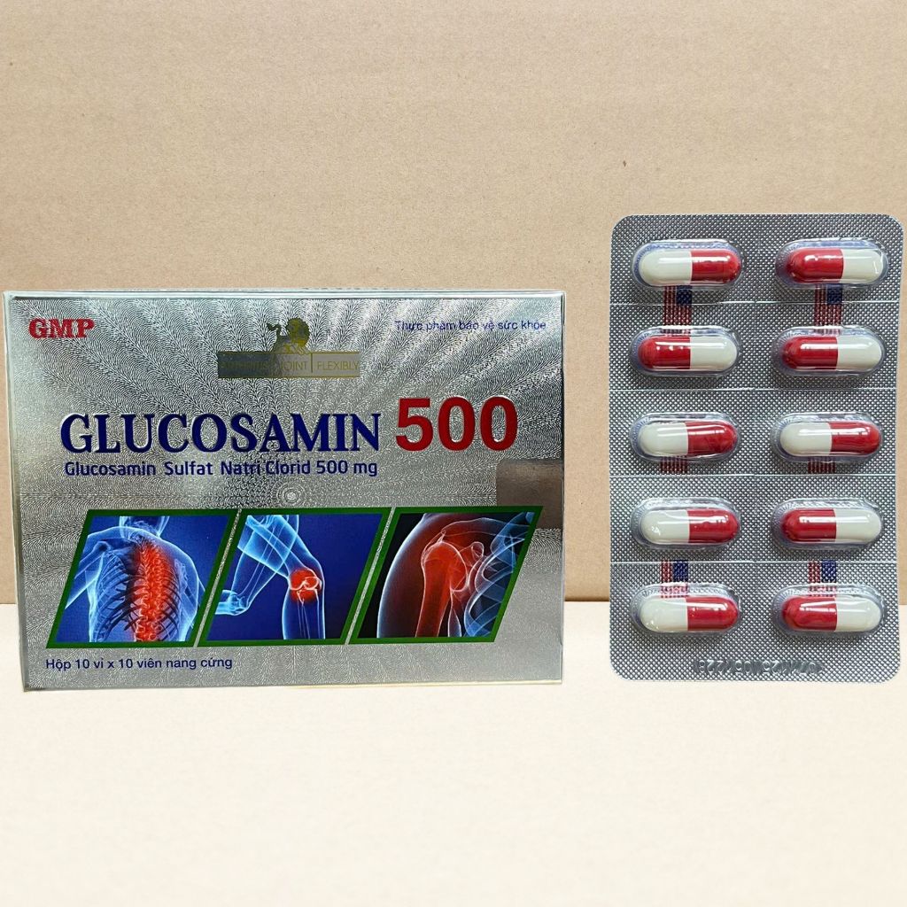 Glucosamin 500 - Rostex - Mediphar USA - Vitamin Chữa Lành