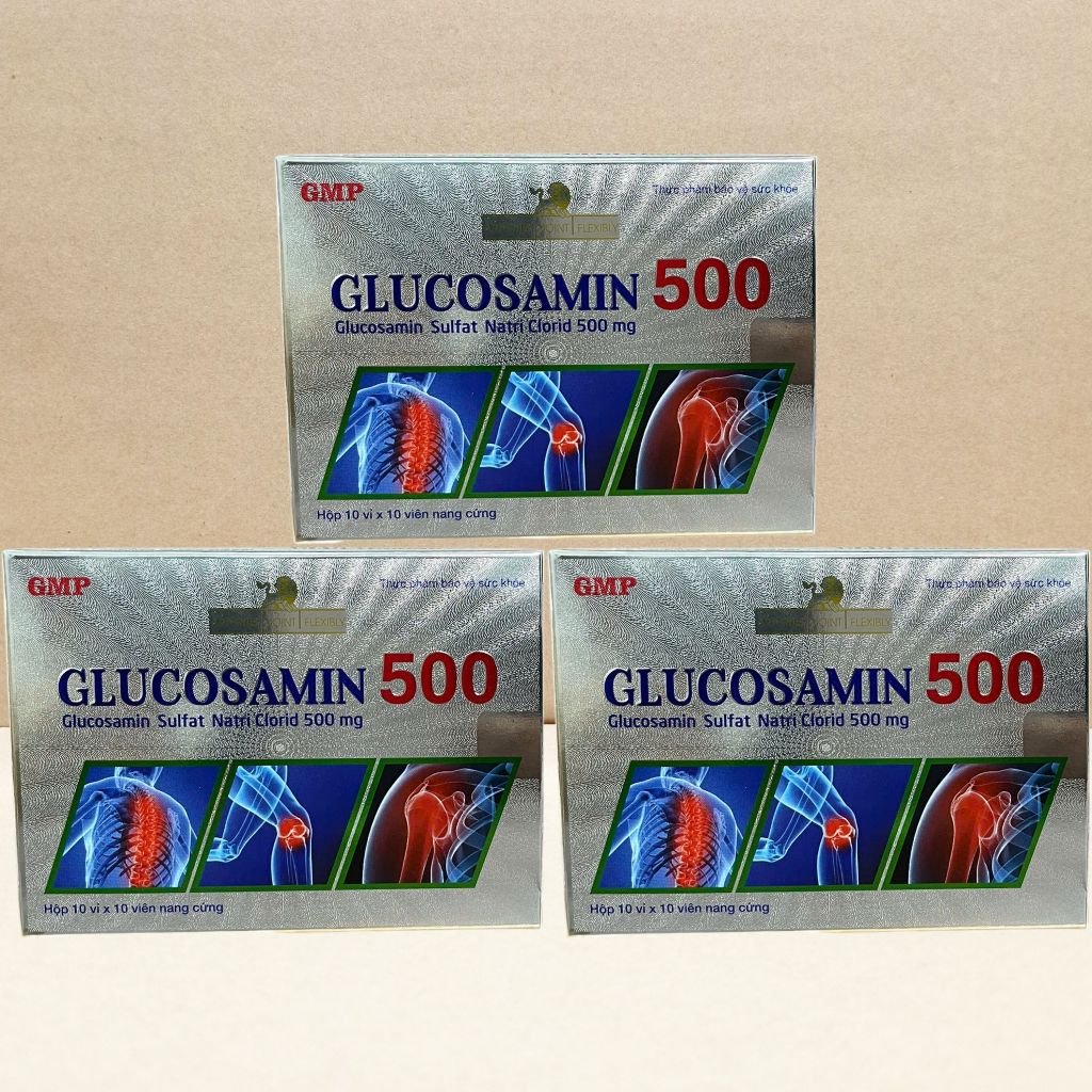 Combo 3 Hộp Glucosamin 500 - Rostex - Mediphar USA - Vitamin Chữa Lành