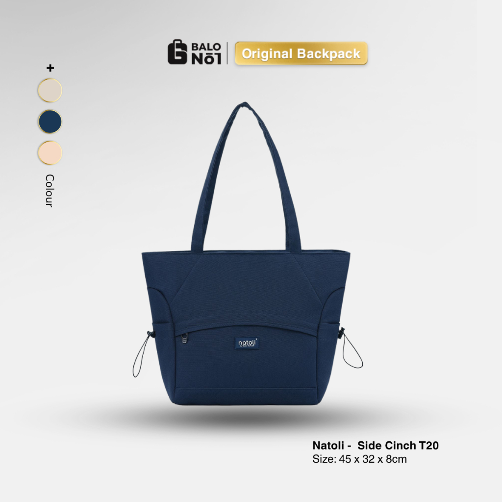 Túi tote Natoli Side Cinch Bag T20 thời trang gọn nhẹ