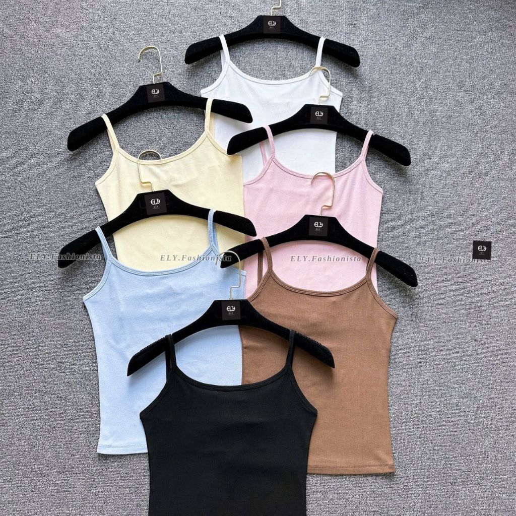 Combo Áo Hai Dây Nữ Basic Áo 2 Dây Ôm Body Co Giãn Mặc Đi Chơi Đi Biển Cực Xinh COB313 | BigBuy360 - bigbuy360.vn