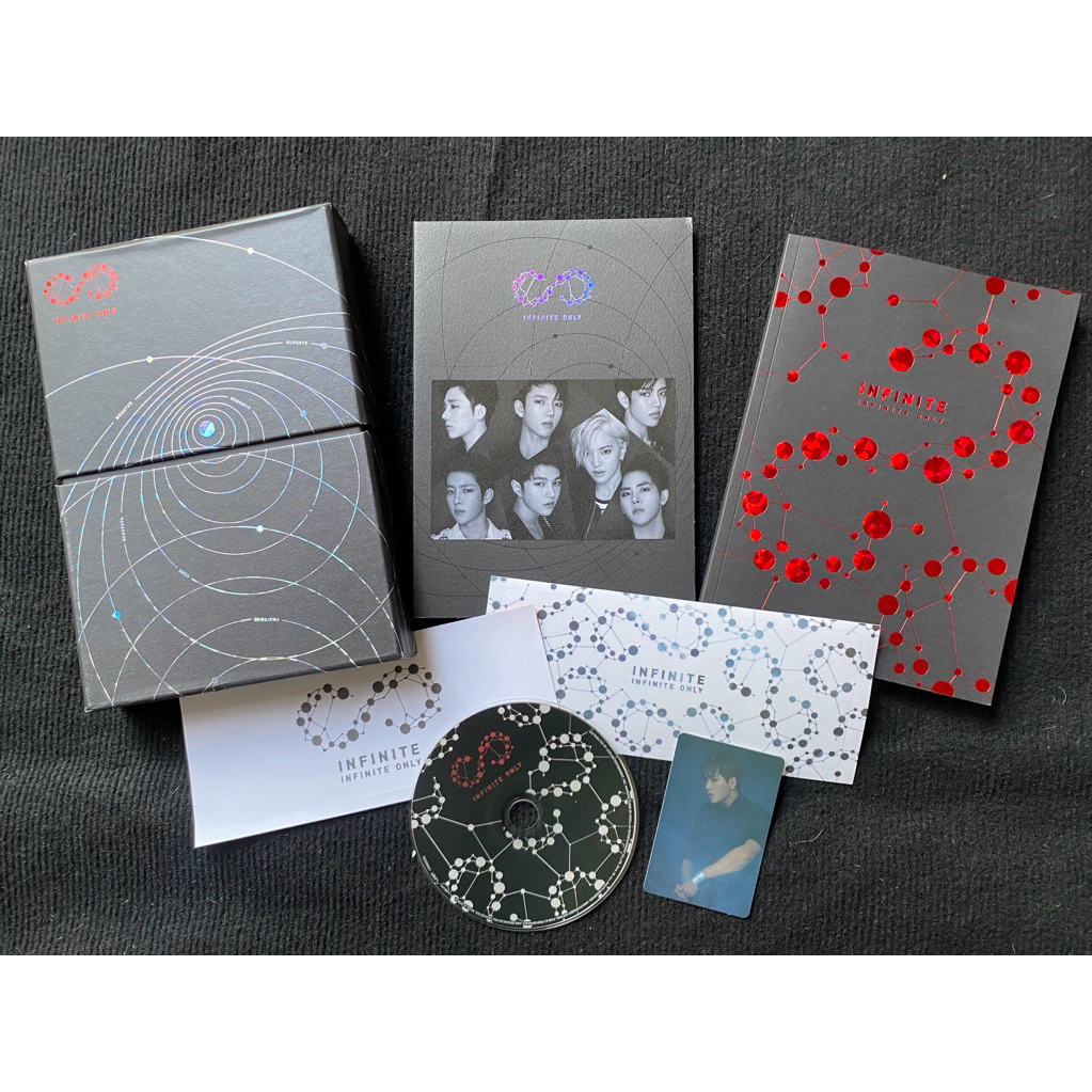 Infinite album Infinite only đã khui seal, bao gồm Cd photobook photocard như hình.