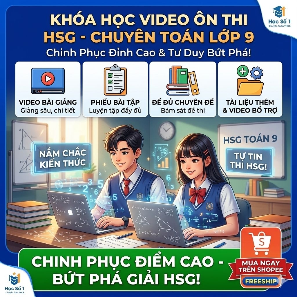 Khóa học ôn thi HSG CHUYÊN TOÁN LỚP 9