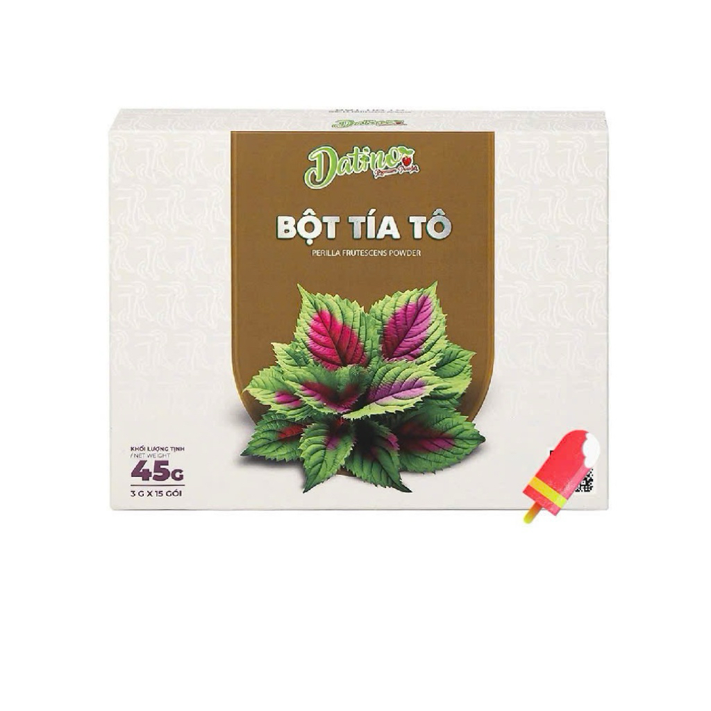 [FAMAX] Bột Tía Tô Nguyên Chất Datino hộp 3g x 15 gói