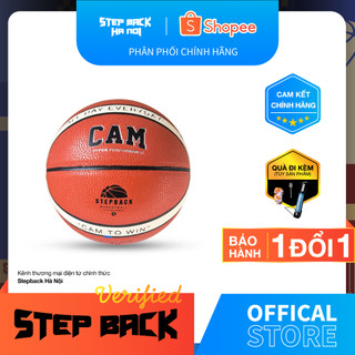 Bóng rổ CAM Stepback size 6,7 chuẩn thi đấu, da PU chơi indoor và outdoor