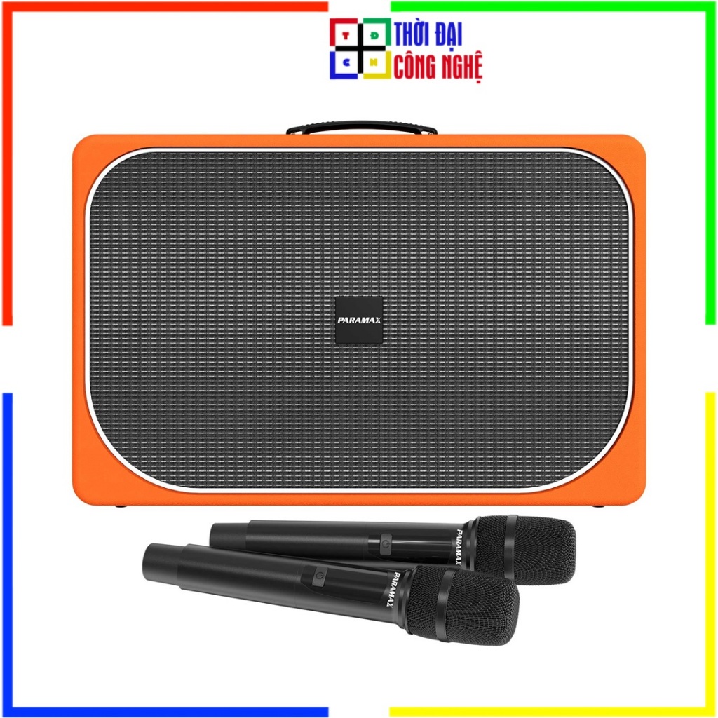 Loa Karaoke PARAMAX Sono Max - Bass 25cm, Chống Hú - BH 3 Năm Củ Loa/Mạch, 1 Năm Pin/Mic - Thời Đại 
