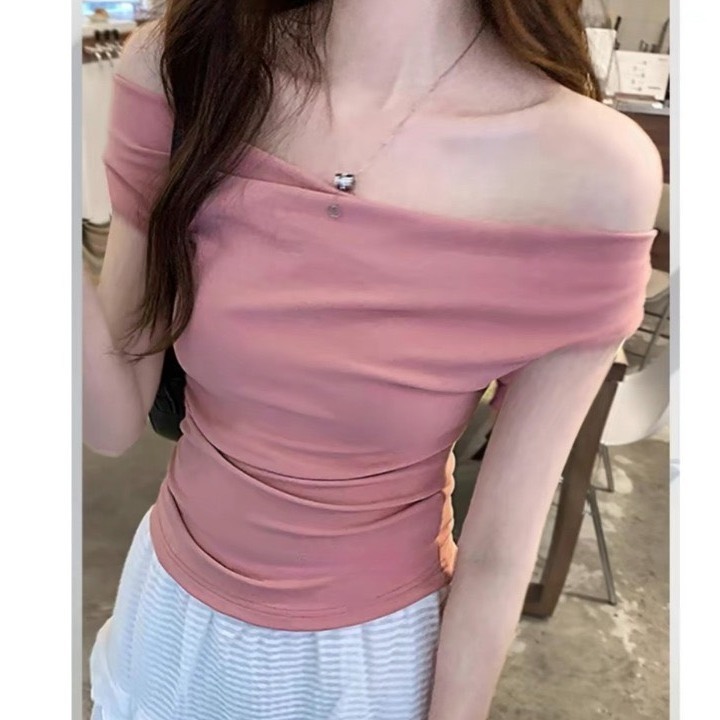 Áo Thun Body Trễ Vai Chất Cotton 4 Chiều Cao Cấp MAIMIU_97