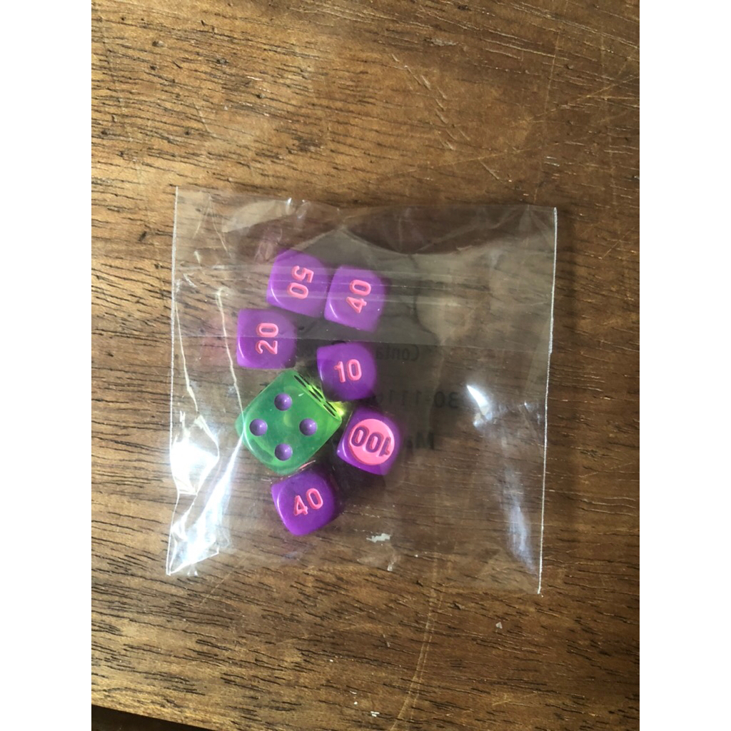 Phụ kiện Pokemon TCG Dice xúc xắc trong box ETB Asenced Heroes
