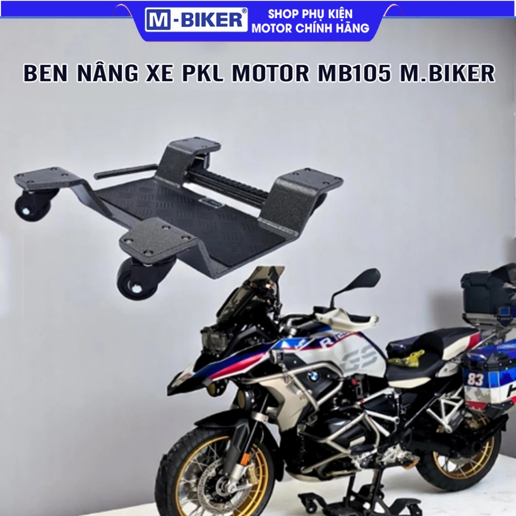 Ben Nâng Motor MB105 Bàn Xoay Motor Có Chân Chống Đứng mb105 Chịu Tải trên 450kg Dặt xe nhẹ nhàng
