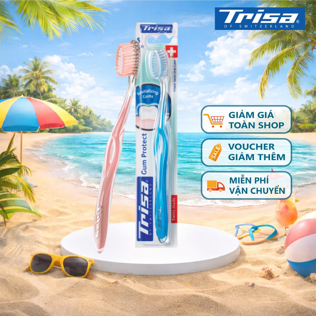 Bàn Chải Đánh Răng Trisa Gum Protect (Soft)
