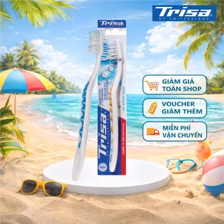 Bàn chải đánh răng trisa pearl white cước lông bàn chải có tinh chất ngọc trai giúp hỗ trợ trắng răng hiệu quả