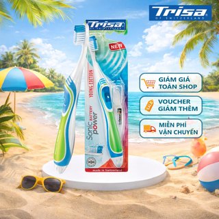Bàn chải pin trisa young edition dành cho trẻ em nhập khẩu từ thụy sỹ