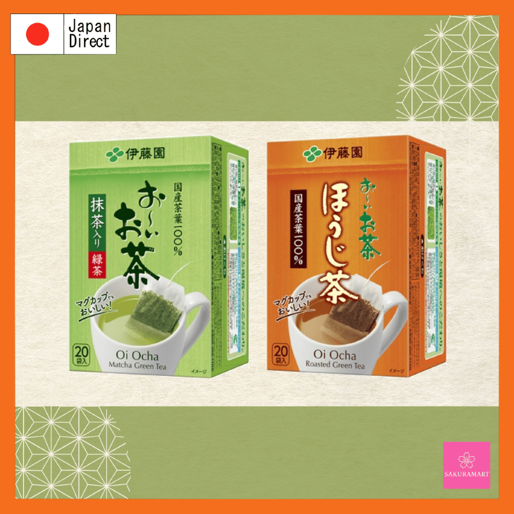 ITO EN Oi Ocha Eco Tea Bag Series Green Tea / Hojicha
