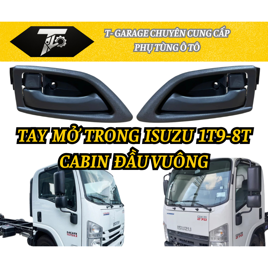Tay mở cửa trong ISUZU NQR550 NPR400 NMR85 NLR QKR đầu vuông hàng sản xuất OEM