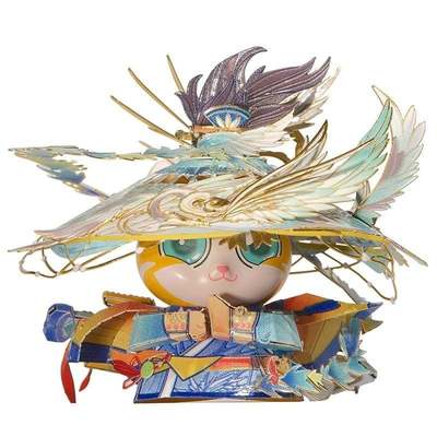 Mô Hình Kim Loại Lắp Ráp 3D MU Mèo Hiệp Sĩ Hào Hiệp (41 mảnh, The Gallant Knight) YM-N146-C – MP1272