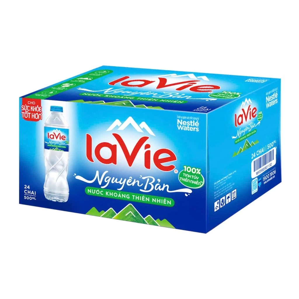 [Hoả Tốc] Lavie 500ml thùng 24 chai