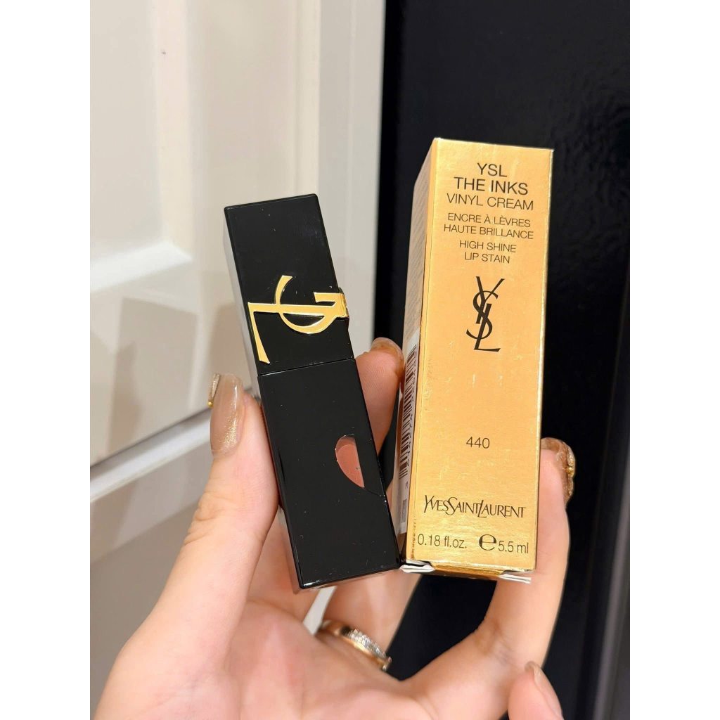 Son Kem Bóng Ysl Vinyl Cream 440 Blush Connection  Hồng Nude