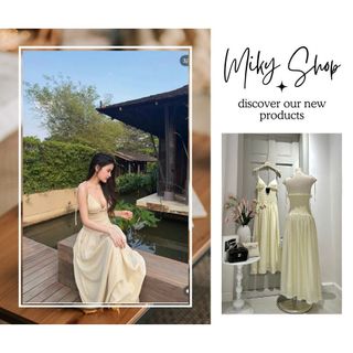 Đầm Maxi 2 Dây Đi Biển Dáng Dài, Váy Maxi Nữ 2 Dây Đi Biển Dáng Dài Duyên Dáng Mùa Hè Chất Ren Thêu Đi Chơi Siêu Sang