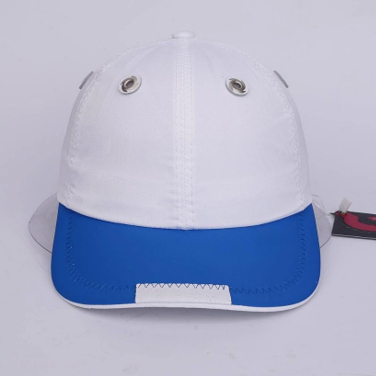 Mũ Nón Kết Vải Dù Sò Xoáy Màu Trắng Phối Xanh Dương (MC38)