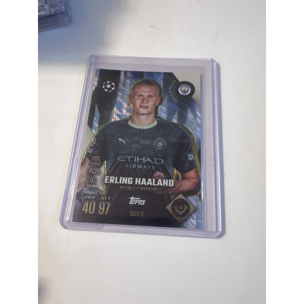 Thẻ bóng đá #N276 Erling Haaland Manchester City Topps Match Attax 2025/26