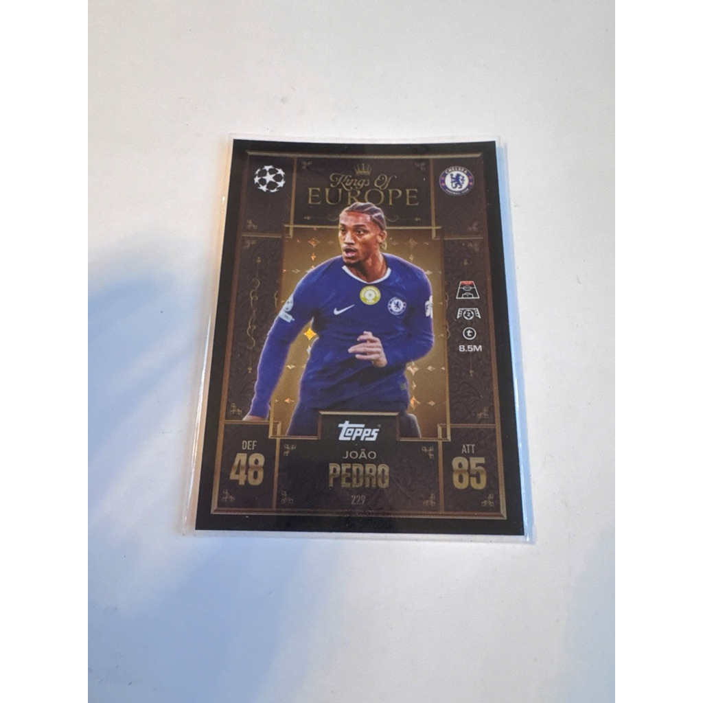 Thẻ bóng đá #N310 Joao Pedro Chelsea King Of Europe Topps Match Attax 2025/26