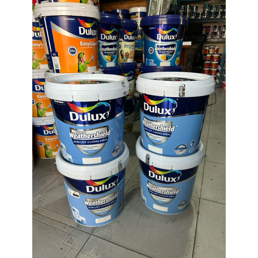 SƠN LÓT NGOẠI THẤT DULUX WEATHERSHIELD CHỐNG KIỀM (A936) THƯƠNG HIỆU ĐẾN TỪ HÀ LAN - CAO CẤP- THÙNG 