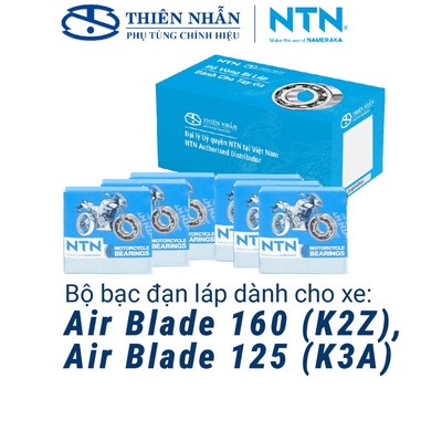 Bộ Bạc Đạn Láp NTN AirBlade 160 (K2Z), AirBlade 125 (K3A) (6004, 6202V202, TMB204V194, 6301V93, 6205LLUC3/2AS, 6202V202)