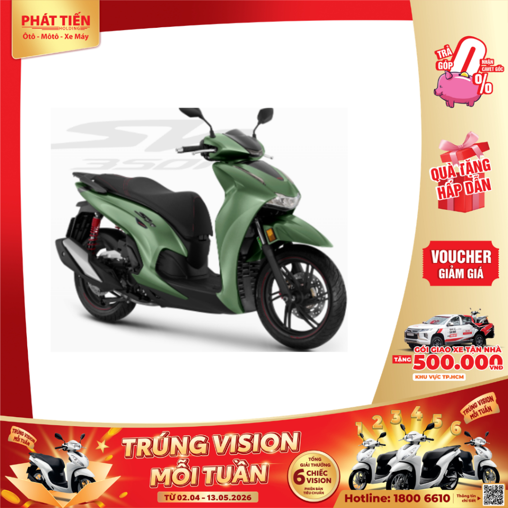 Xe Máy Honda SH350i 2025 Phiên Bản Thể Thao