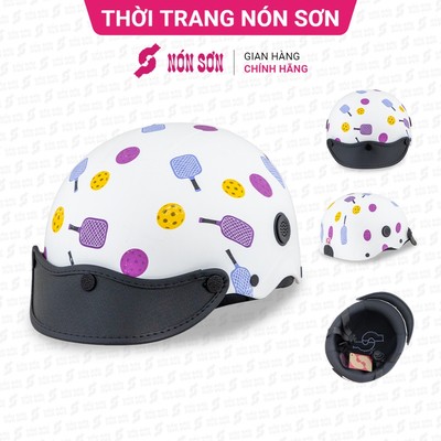 ƯU ĐÃI - Mũ bảo hiểm lỗ thông gió phiên bản mới NÓN SƠN chính hãng SMP-TR120