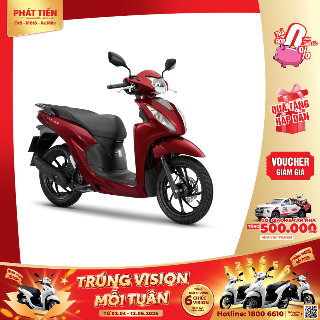 Xe máy Honda Vision Cao Cấp 2026