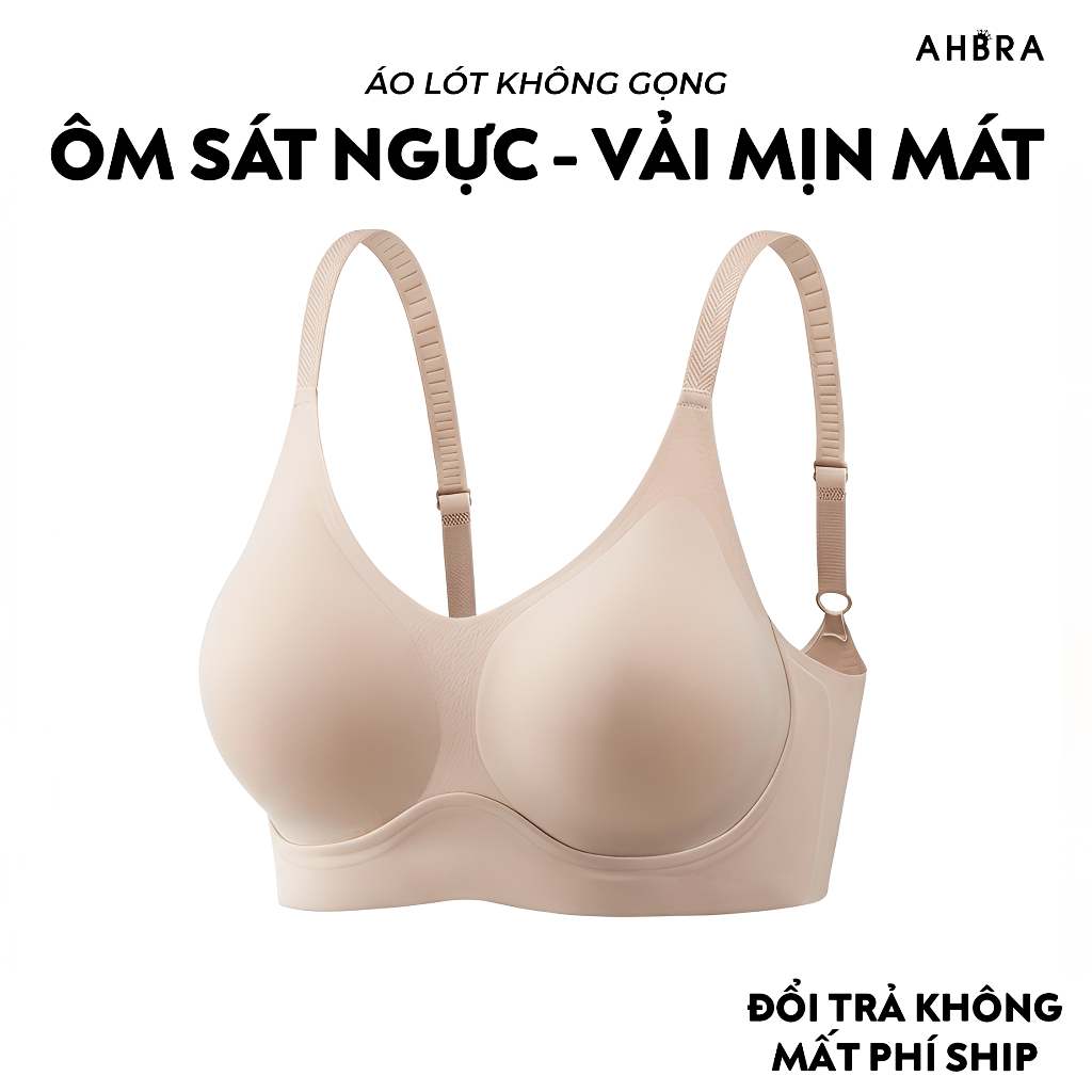 Áo Ngực Su Nữ Không Gọng AHBRA SA13 Dáng Basic Mềm Mại, Thoải Mái