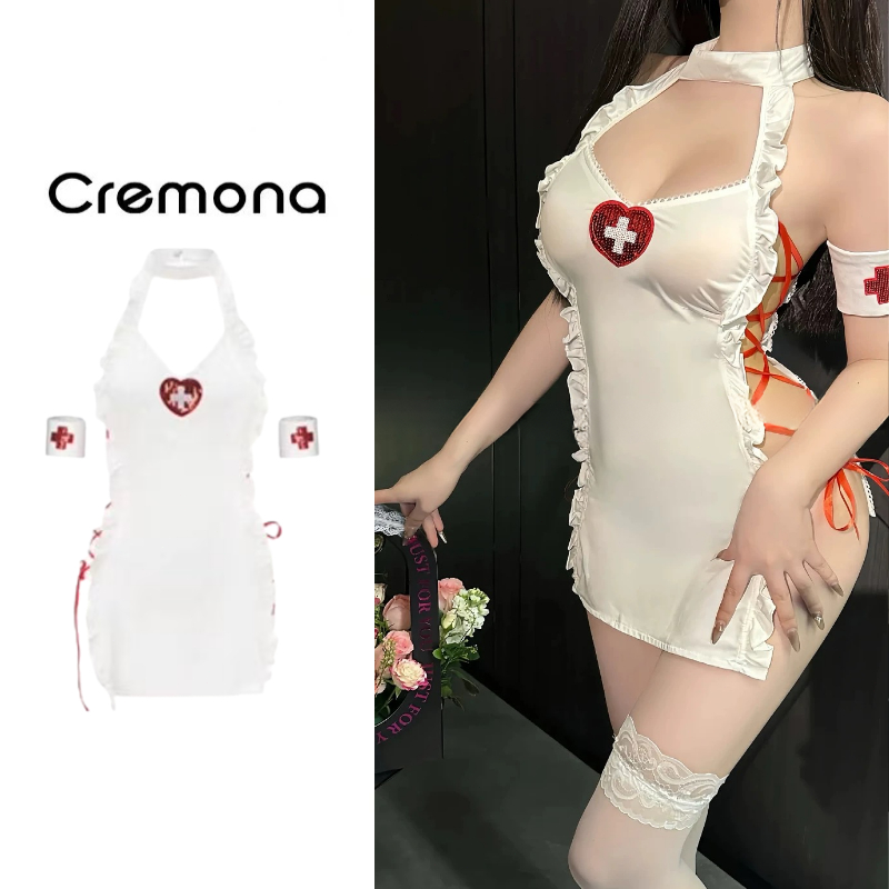 Cosplay Cô Y Tá Xinh Đẹp Đồ Lót Sexy Nữ Y Tá Nóng Bỏng Váy Ngủ Cosplay Y Tá Chữa Lành, Đồ Ngủ Cospla