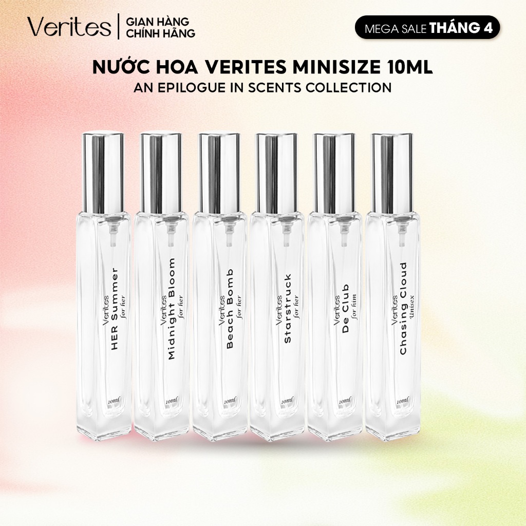 Bộ Sưu Tập Trọn Bộ 11 Hương Nước hoa VERITES Minisize 10ml/chai