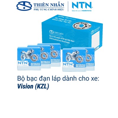 Bộ Bạc Đạn Láp NTN xe Vision (KZL) (6201V135, TMB204V194, 6301V93, 6302V56, 60/22LLU/2AS)
