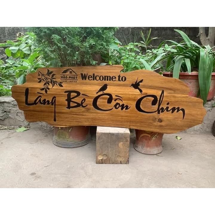 bảng gỗ thông khắc cnc không đèn thiết kế theo yêu cầu