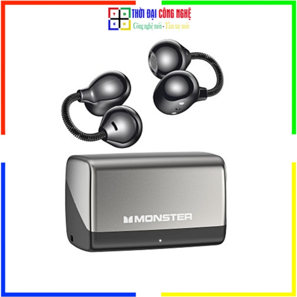 Tai nghe Monster AirClip AC700 - Tai nghe Bluetooth Open-Ear kẹp tai thể thao, chống nước, âm hay - 
