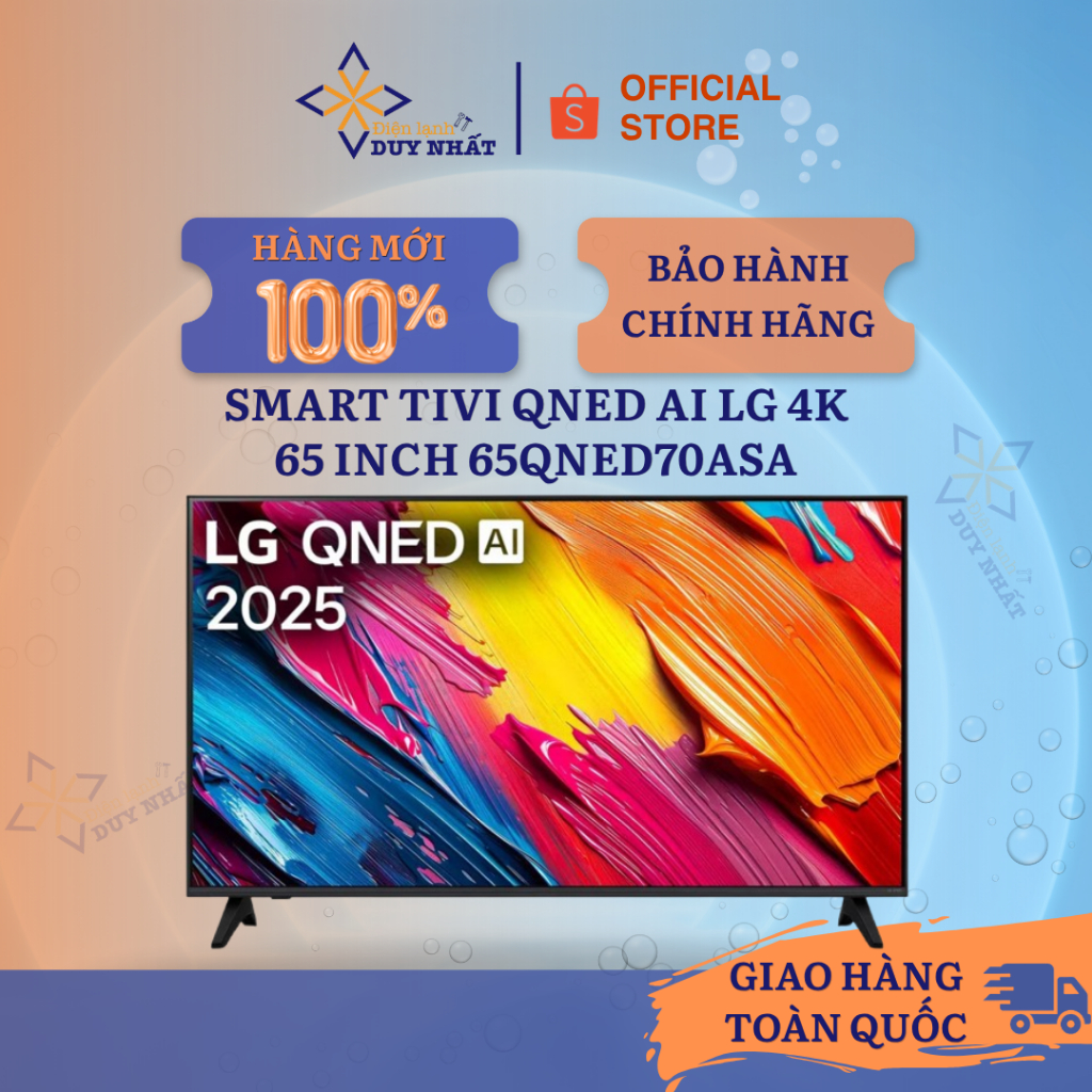 Smart Tivi QNED AI LG 4K 65 inch 65QNED70ASA