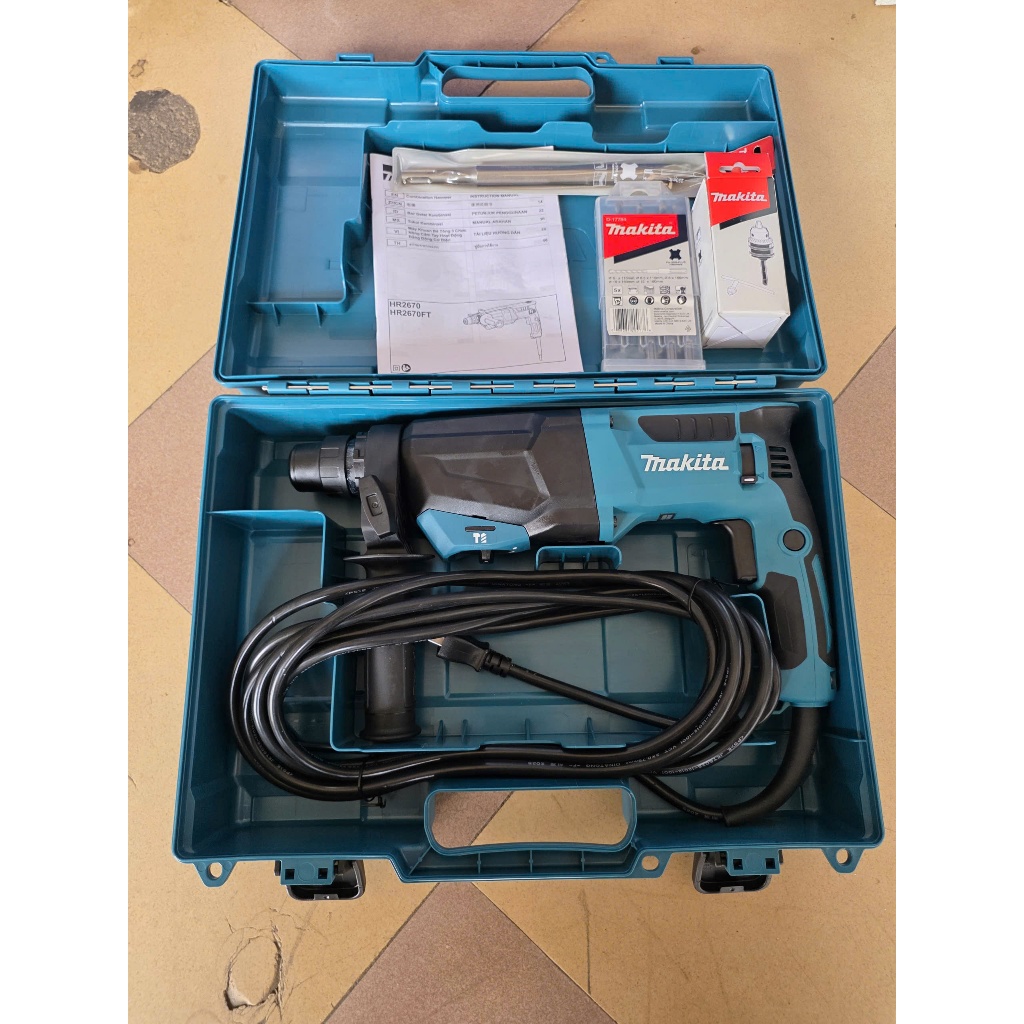 HR2670X5 Máy Khoan Bê Tông, Khoan Búa 3 Chức Năng Công Suất 800W Chính Hãng Makita Việt Nam